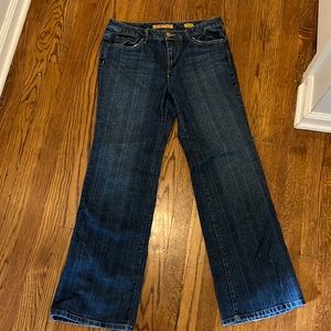 Seven7 Flare Dark Wash High Rise Jeans size 12